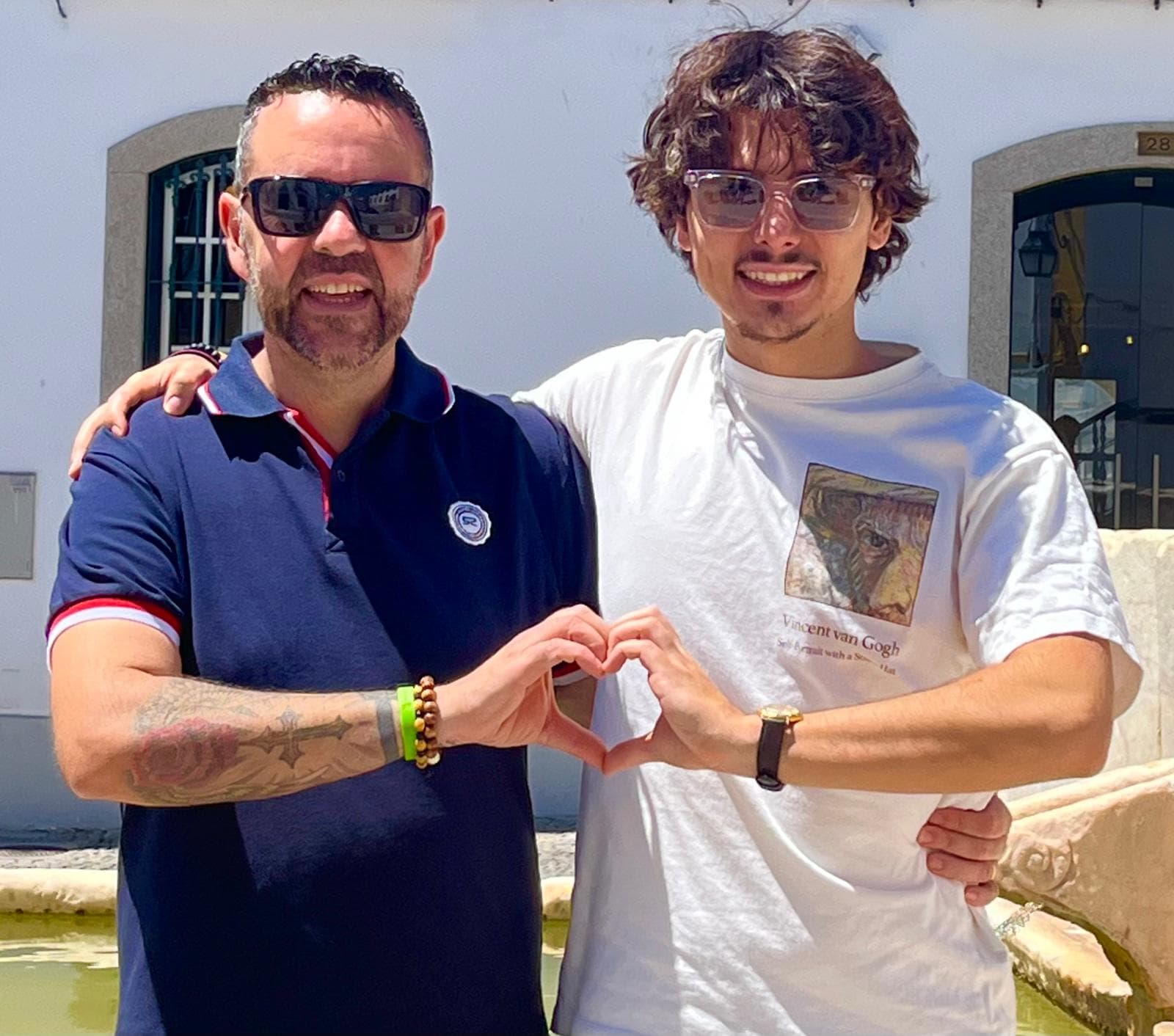 Nuno e Rúben, pai e filho, fundadores da Belchior Travels